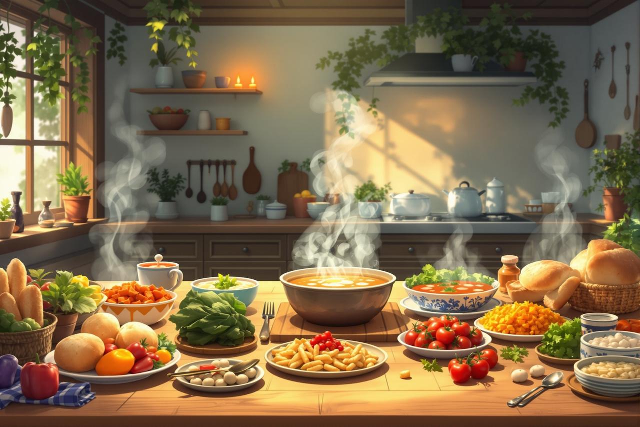 AI片专题 - 美食治愈系列