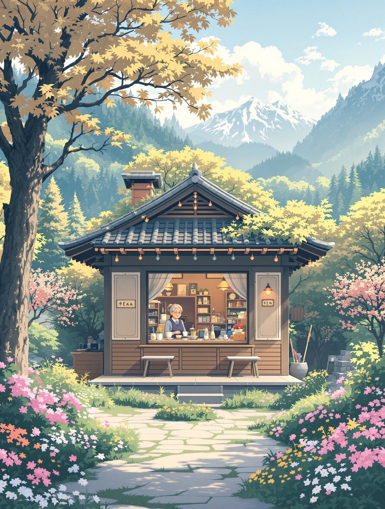 AI片 - 猫与茶