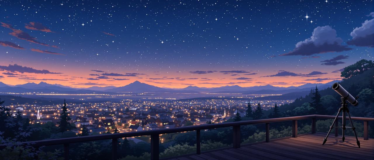 AI片 - 星空小镇